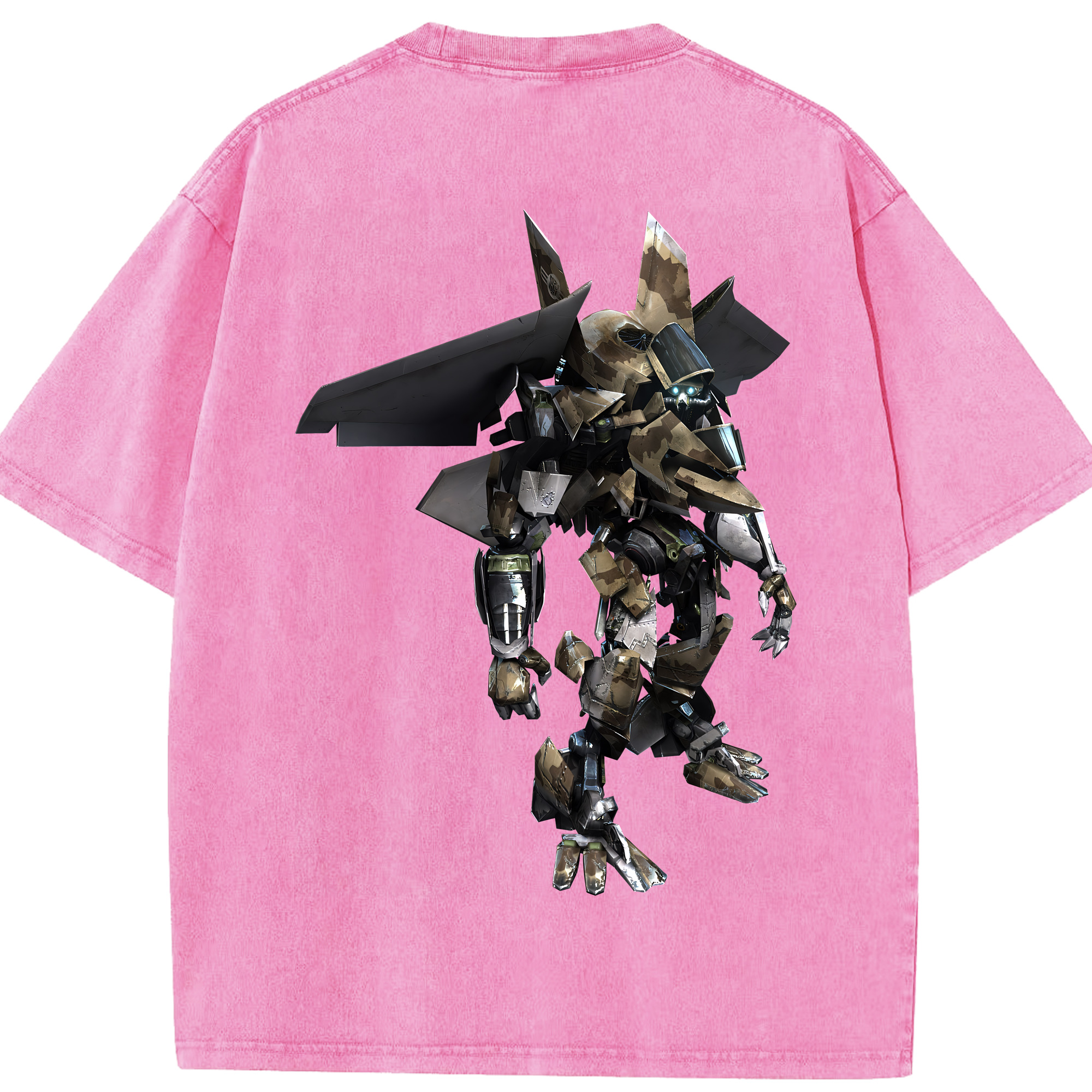 （画像用） Transformers トランスフォーマー 綿100% ヴィンテージ風 半袖Tシャツ（背面プリント）